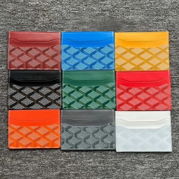 Genuine Leather Card Holders Designer Wallet Fashion Coin Purses Women Men Cardholder Key Pouch Passport Holders Card Wallet Mens Card Holde