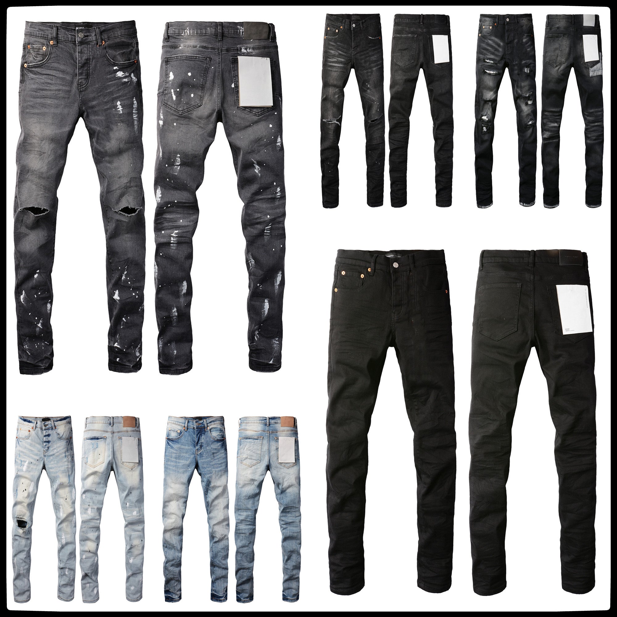 mens jeans designer jeans for men jeans Hiking Pant Ripped Hip hop High Street Fashion Brand Pantalones Vaqueros Para Hombre Motorcycle Embroidery C
