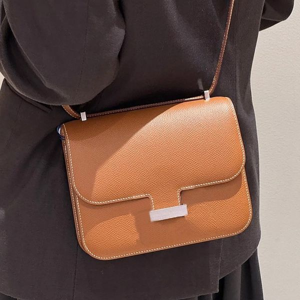 10a Mirror Top Quality Designer Bag Women Crossbody Shoulder Luxury Full Handmade Sewn Classic Fashion Leather Stewardess