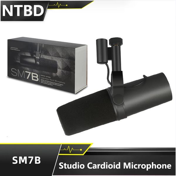 Microphones NTBD SM7B Professional Cardioid Dynamic Microphone Studio Frequency Response Mic for Live Vocals Recording Performance 231128