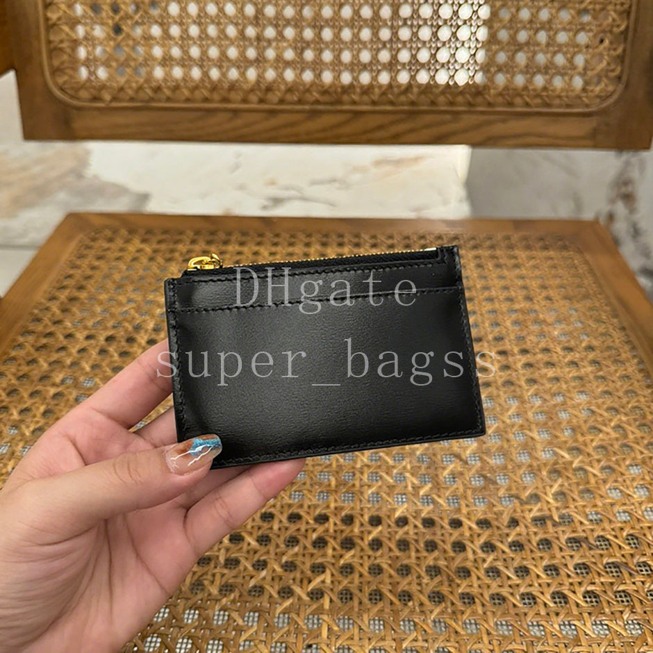 Mirror quality wallet Luxury designer bag Mini coin purse 11.5CM handbag genuine leather card holder with box 25C10M083A