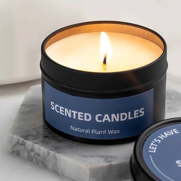 Household cleaning candles negative energy and soy wax natural cleaning organic long-lasting - high fragrance for home hotel decoration W240