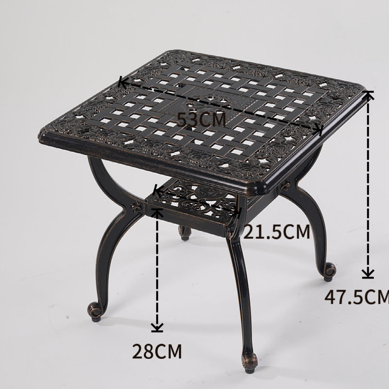 Outdoor tables and chairs coffee table cast aluminum patio open-air leisure villa outdoor garden terrace yard balcony tea table set