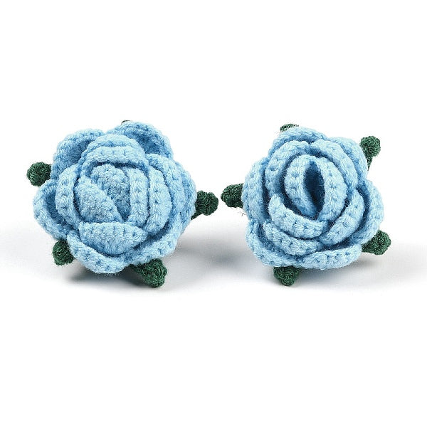 Cotton Knitting Artificial Flower
