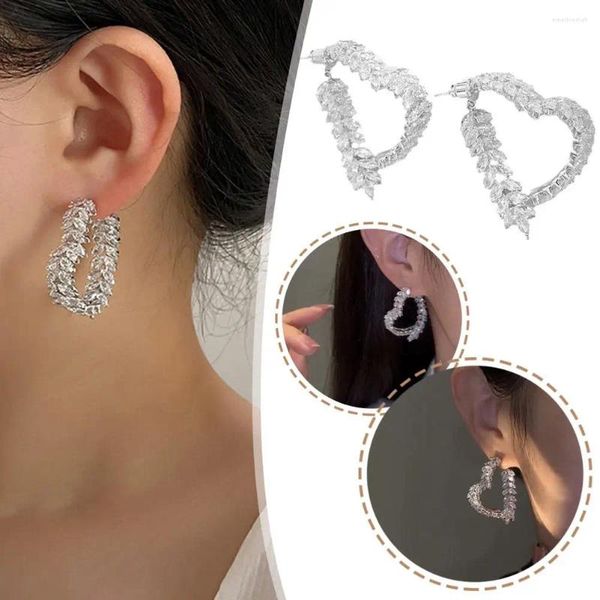 Wheat Stud Earrings Zircon Hoops Korean Design | Charm Jewelry dh5727163