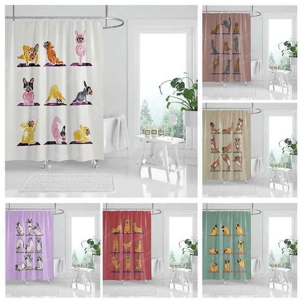 Waterproof fabric shower curtains Bathroom curtain accessories Bath curtain for shower 180x200cm 240*200 anime boho decoration Y240816