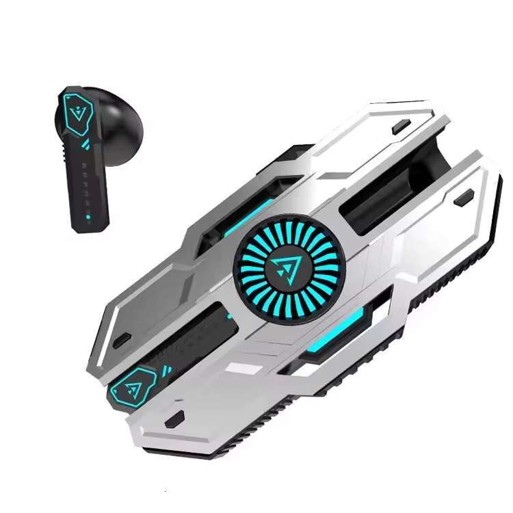 X37 Sci-Fi Gaming In-Ear Headphone TWS Earbud with Zero Latency Built-in Phone Microphone Dual Mode for Game & Music Cool Design