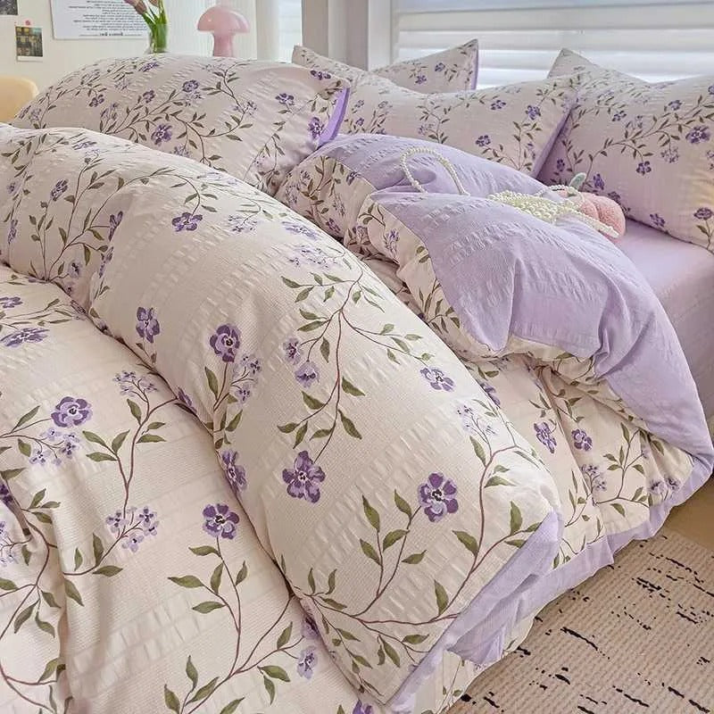 High-end Satin Queen Fitted Sheet Silky King Size Bed Sheet with Elastic Band Bedsheet Mattress Protector Cover Pillowcase