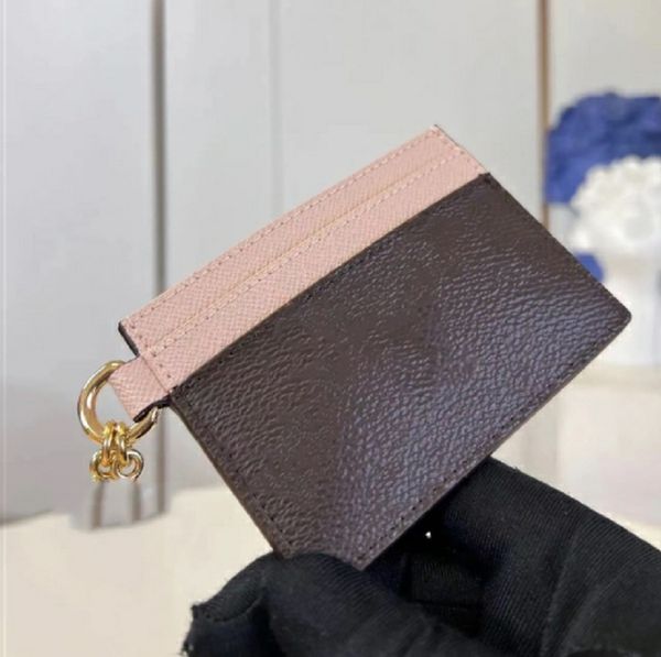 High Quality Women Card Holders purse Top Starlight designer Fashion Genuine Leather All-match ladies single zipper Classic purses leather w