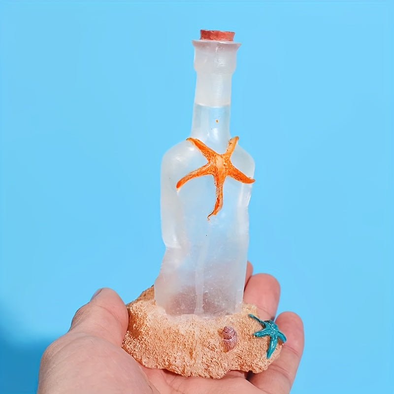TEMU Aquarium Decorative Themed Ornaments, Bottles, Bohemian Style Decorations, Underwater Hiding Spots For Fish, Crabs, And Shrimp, Aquarium Cave
