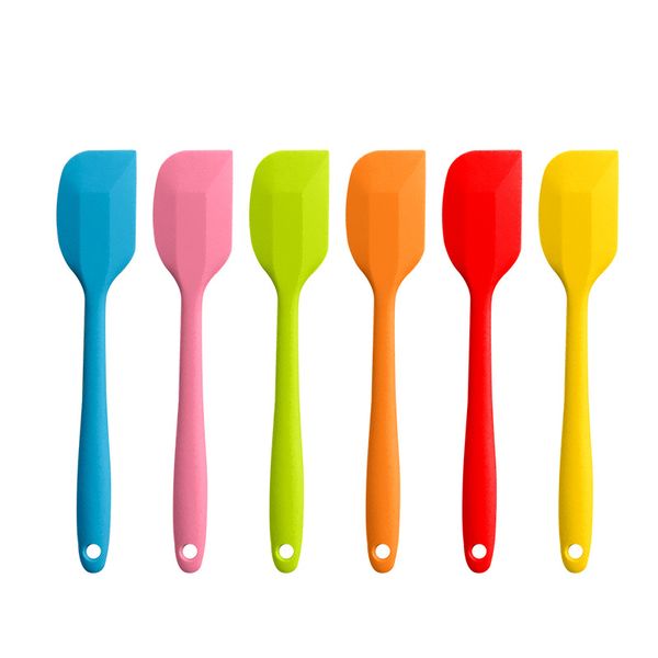 Durable Candy Colored Silicone Bakery Spatula - Multi-Purpose Cooking Utensil 90g