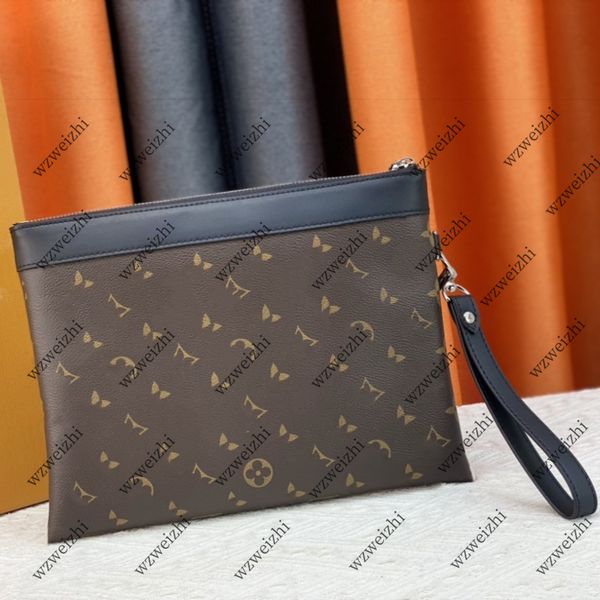 10A Designers Clutch Bags Genuine Leather men womens handbag To-Go Pochette ClutchToiletry Pouch Cosmetic Bags flower checkers Toilet Beauty