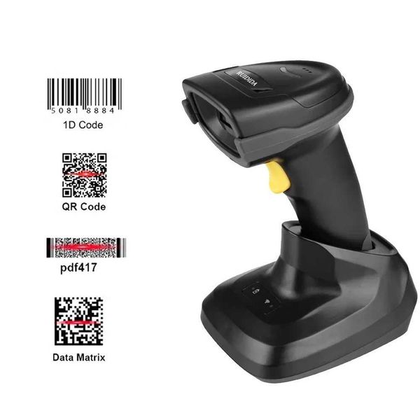 Other Electronics 2D wireless scanner with charging dock Bluetooth barcode reader code bar scanner handheld wireless barcode PDF DM code J24