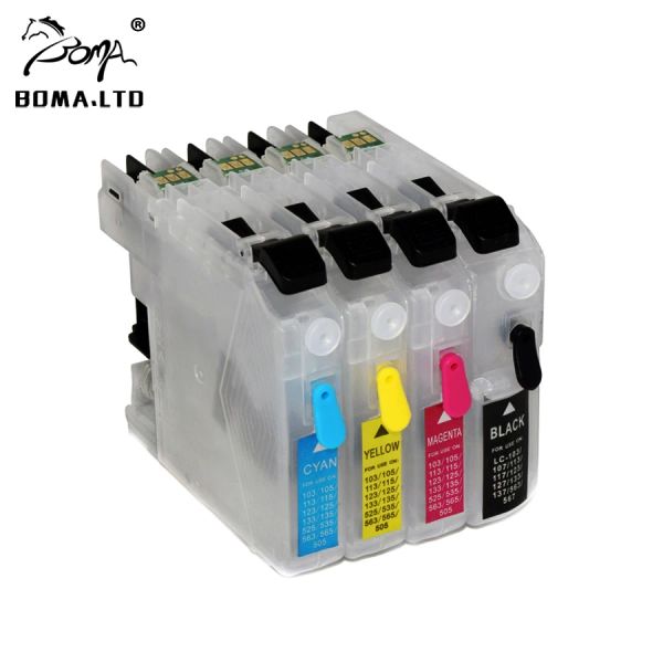 Refillable Ink Cartridge With Auto Reset Chip For Brother LC103 XL LC105 LC101 LC107 LC109 J6720DW J6920DW J285DW J470DW Printer