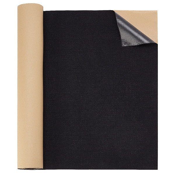 Toppe autoadesive in tessuto di lino