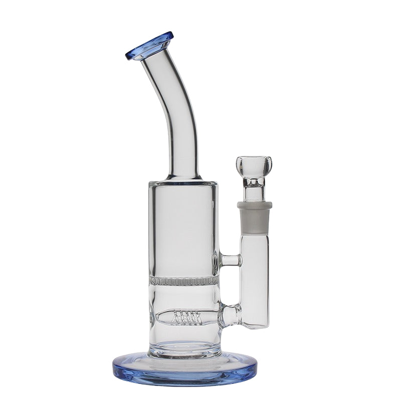 SAML 23-24cm Tall Heavy Glass Bong Hookahs Inline Perc Water pipes Dab rig Honeycomb Bubbler joint size 14.4mm And 18.8mm PG3056