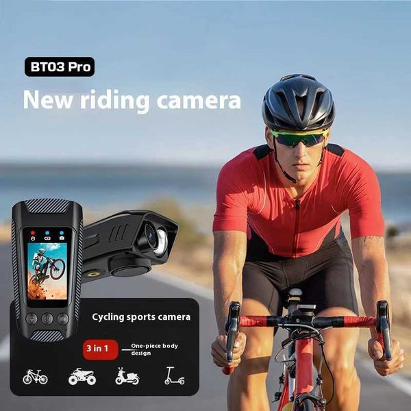 Sports Action Video Cameras 4K New Action Camera BT03Pro Cycling Camera Outdoor Special Bicycle Helmet Recorder Action Video Camera S2410241