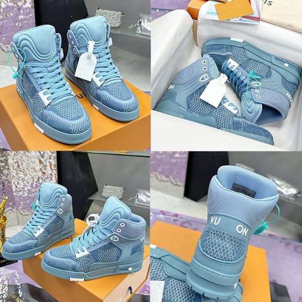 Classic Men High Top Trainer Sneaker 25SS Spring New Designer High Top Casual Shoes Rubber Sole Breathable Leather Upper Winter Women Skate
