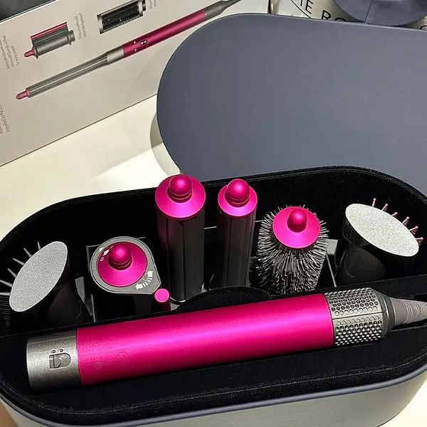 7-in-1 hair curler negative ion hair dryer professional adjustable temperature curling iron with box packaging US-EU-UK plug