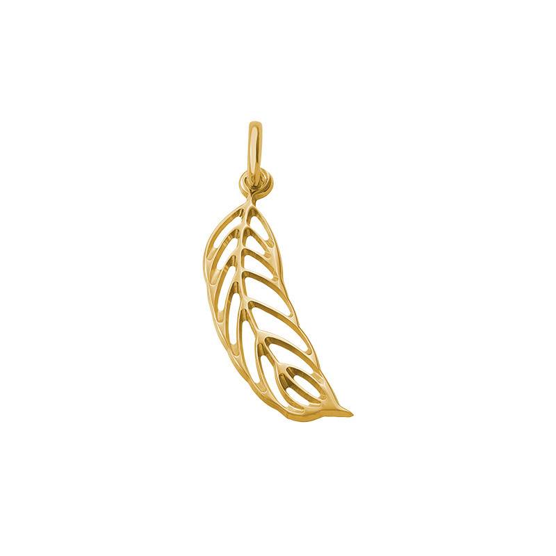 Feather Charm - Gold Plated