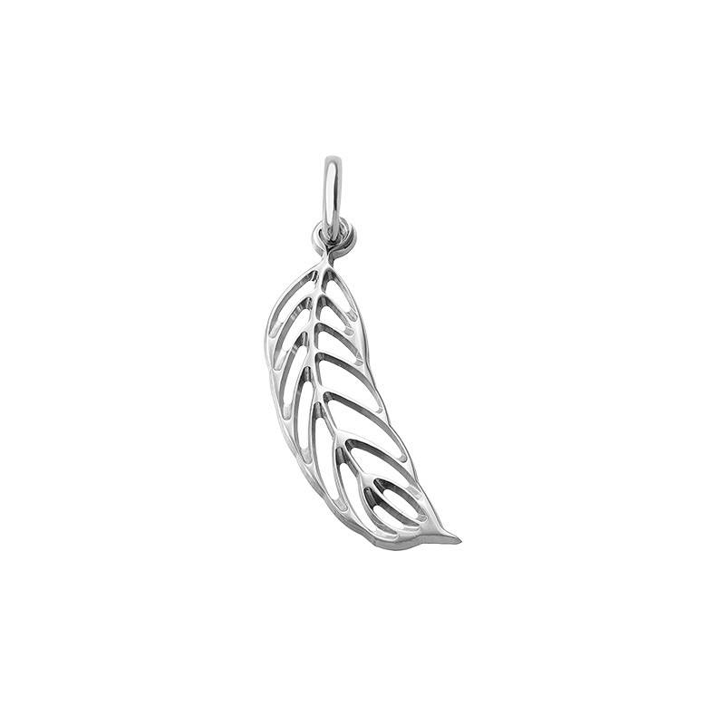 Feather Charm - Silver