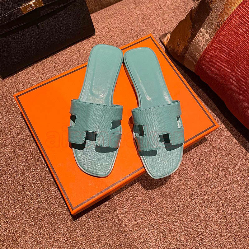 top designer women famous sandals slides mules loafers slippers black white pink red yellow brown casual luxurys flat trainers free shipping shoes 3