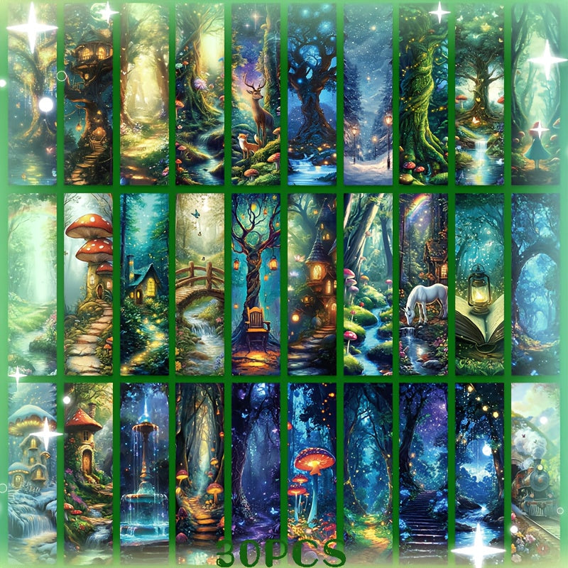 TEMU Of Bookmark Cards: Creative, Cute, And -themed Decorative Book Markers For