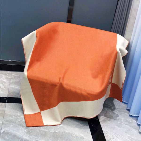 Large fur blanket designer sofa luxury designer rug about 135x180CM multicolour pink blue black simple wearable shawl letter casmere throw b