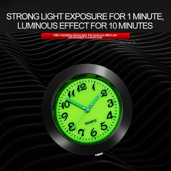 43MM 40MM Luminous Auto Gauge Clock Mini Car Air Vent Quartz Clock Air Outlet Watch Clock For Styling Waterproof Car Accessories