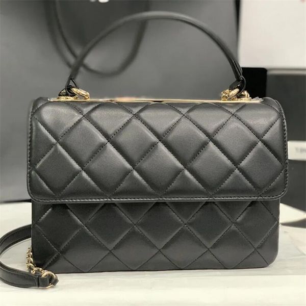 10A Retro Mirror quality Designer Handbags Lambskin Flap Bag Luxuries Crossbody Bags With Box C260