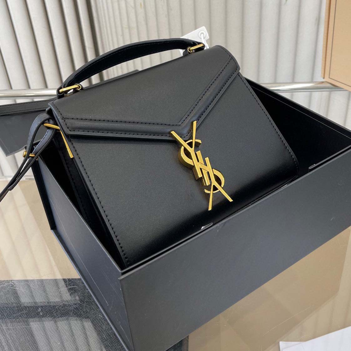 Designer&#039;s Luxury Handbag Crossbody Single Shoulder Foreskin Grain Crocodile Leather Embossed Leather Handbag Women&#039;s Black