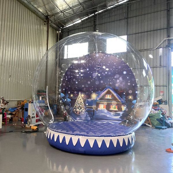 Inflatable Christmas Bubble Dome Tent for Holiday Decoration - Customizable Snow Globe Design, Multiple Size Options