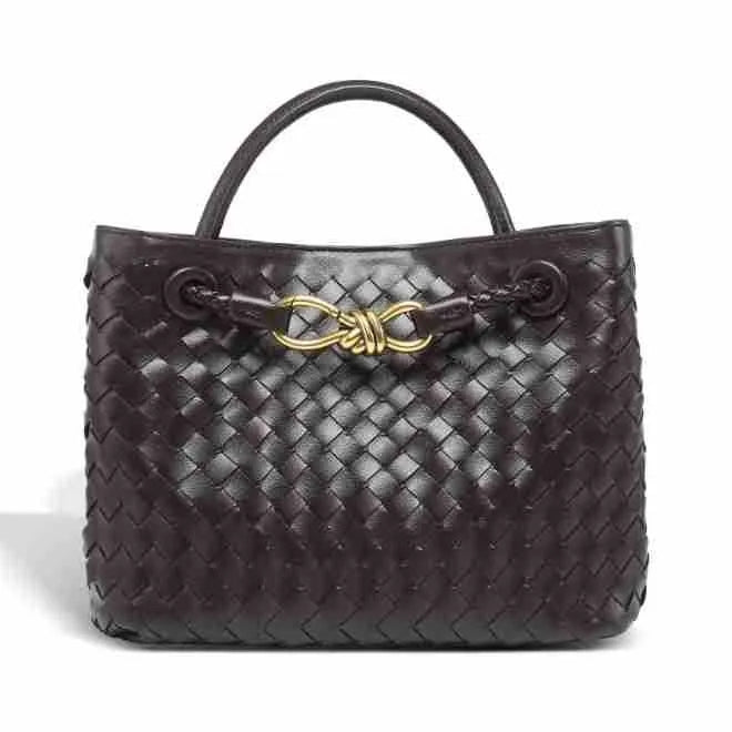 Designers Medium Shopping Womens Leather Andiamo Weave Hobo s Handle Handbag Tote Bag Intrecciato Bags Large Capacity Woven bag