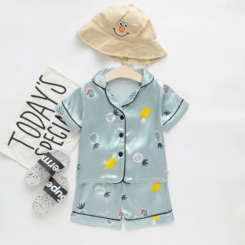 K527 Pajamas Children&#039;s Set Baby Girl Clothes Loungewear Pyjama Enfant Fille Kids Easter Rabbit Sleepwear Tops Pant Boy Sets