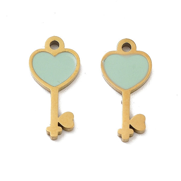 Ionenplattierung (IP) 316 Edelstahl Emaille Charms