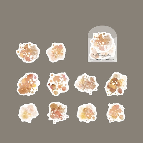 10 adesivo per scrapbook in carta stile 10 pezzi