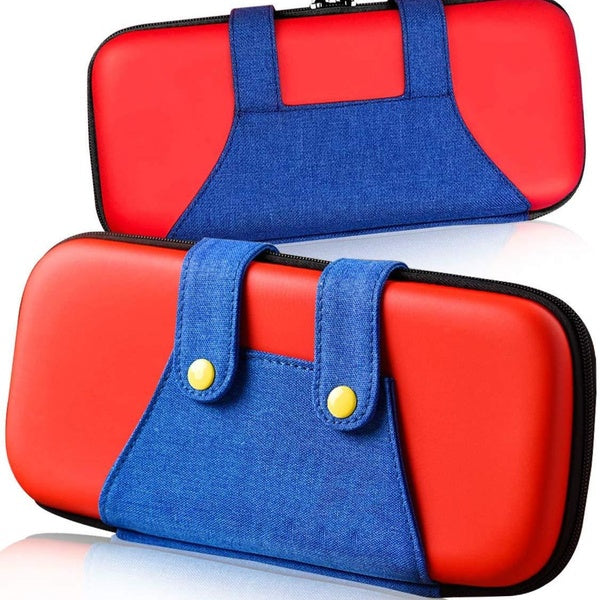 Switch Case Compatible with Nintendo Switch-OLED Cute Portable Switch Carrying Case with 10 Game Holders