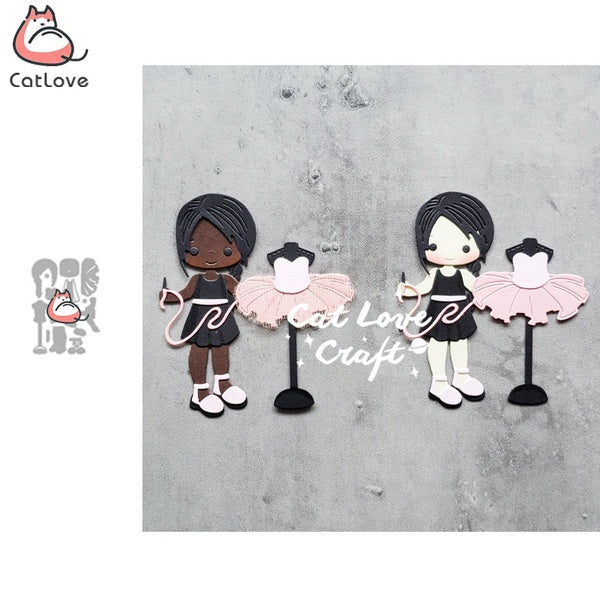 Catlove Tailor Dressmaker Metal Cutting Dies Scrapbooking Mold Stencil Die Cuts Card Making DIY Craft Embossing New Die For 2020