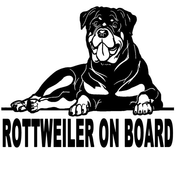 17cm Rottweiler On Board Dog Pedigree Dog Laser Colorful Silver Decal Vinyl Car Sticker