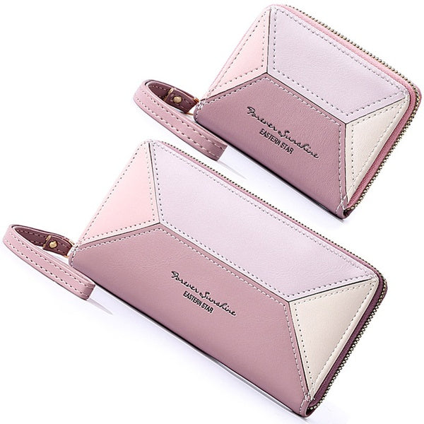 Femmes portefeuilles fermeture éclair dame sacs à main court Long sacs d'argent embrayage porte-monnaie bonne qualité femme portefeuille porte-cartes