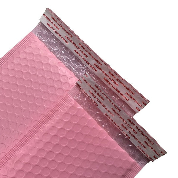 20pcs Bubble Mailers Padded Envelopes Foam Envelope Bags Self Seal Lined Poly Mailer Pink Mailing Bag Shipping Envelop