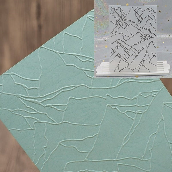 Hills Stamps Dossiers de gaufrage en plastique DIY Scrapbooking Paper Card Making Craft Template