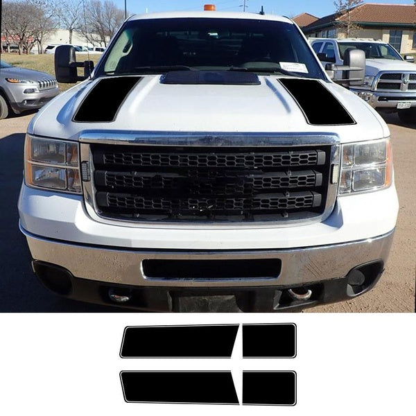 For GMC Sierra 1500 2500 3500 Pickup Engine Hood Decals Truck Tailgate Vinyl Film Decor Cover Car Sticker Auto Accessories