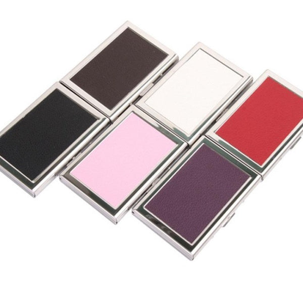 Business Card Bag Men Women Credit Card Holder Stainless Steel Card Case
