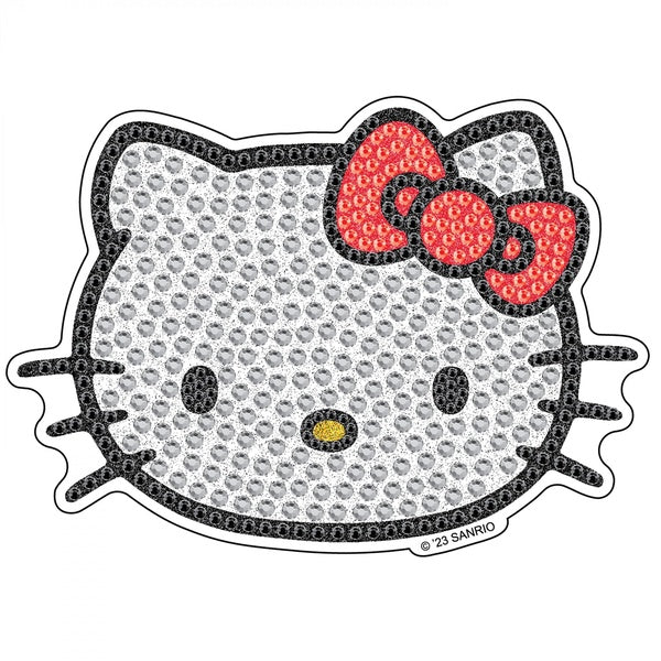 Hello Kitty Full Bling Aluminum Car Decal