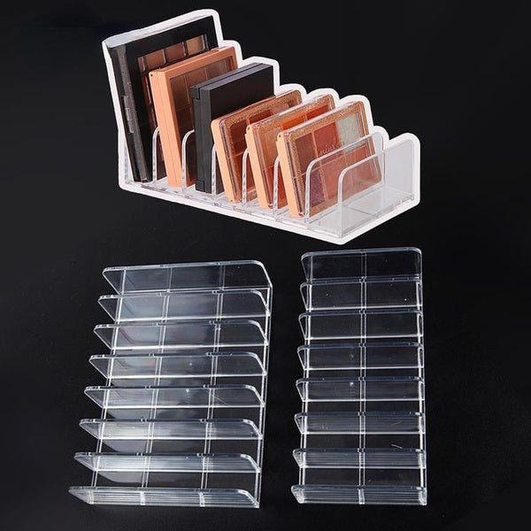 Eyeshadow Palette Organizer Eyepowder Storage Tray Cosmetics Rack Makeup Tools Compartment Holder For Women makeup organizer