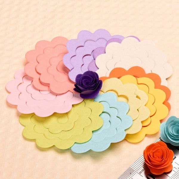20Pcs 20 Color -Lot rose Quilling Paper Mixed Color Origami DIY Paper Craft