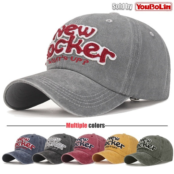 Nouveaux hommes femmes mode classique pur coton sports de plein air et casquette de baseball de loisirs lettre brodé élément snapback chapeaux hommes