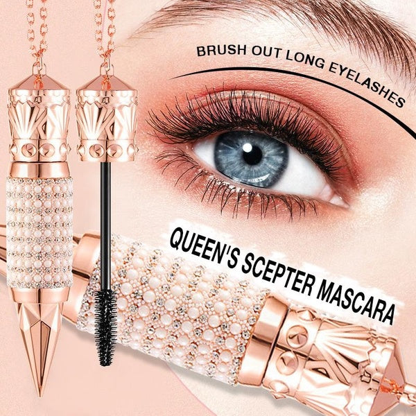 4d Silk Fiber Mascara Waterproof and Easy To Dry Long Curling Mascara Makeup Eyelash Black Waterproof Fiber Mascara Thick Eyelash Cosmetics