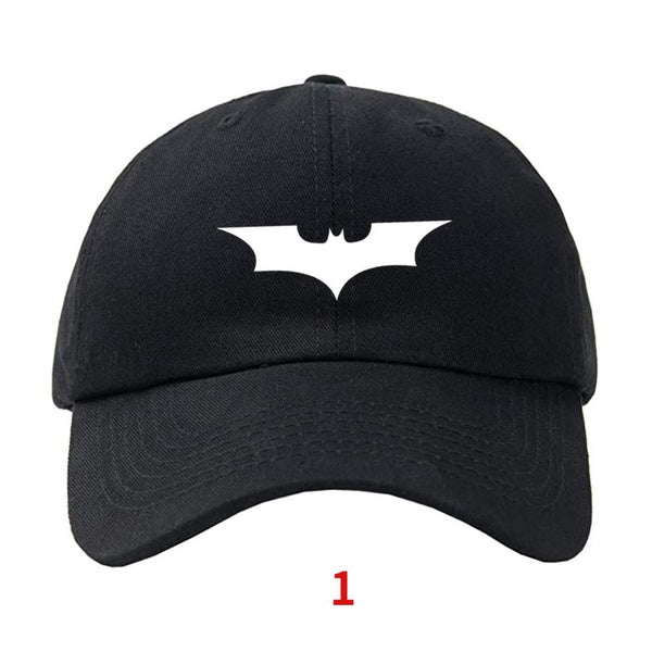 Bat Print Baseball Cap Fashion Adjustable Outdoor Cotton Hat Hip-hop Snapback Caps Sports And Leisure Hats